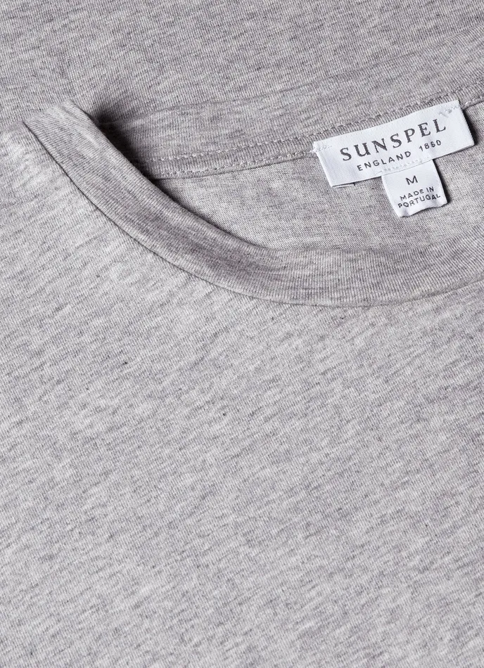 Riviera Midweight Tshirt Grey Melange Tshirts ussunspel Men Riviera Midweight Tshirt Grey Melange Tshirts ussunspel Men