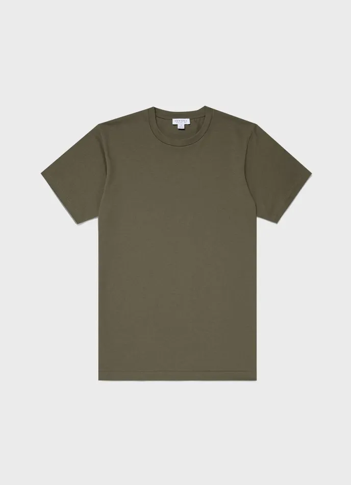 Riviera Midweight Tshirt Hunter Green Men SUNSPEL Tshirts
