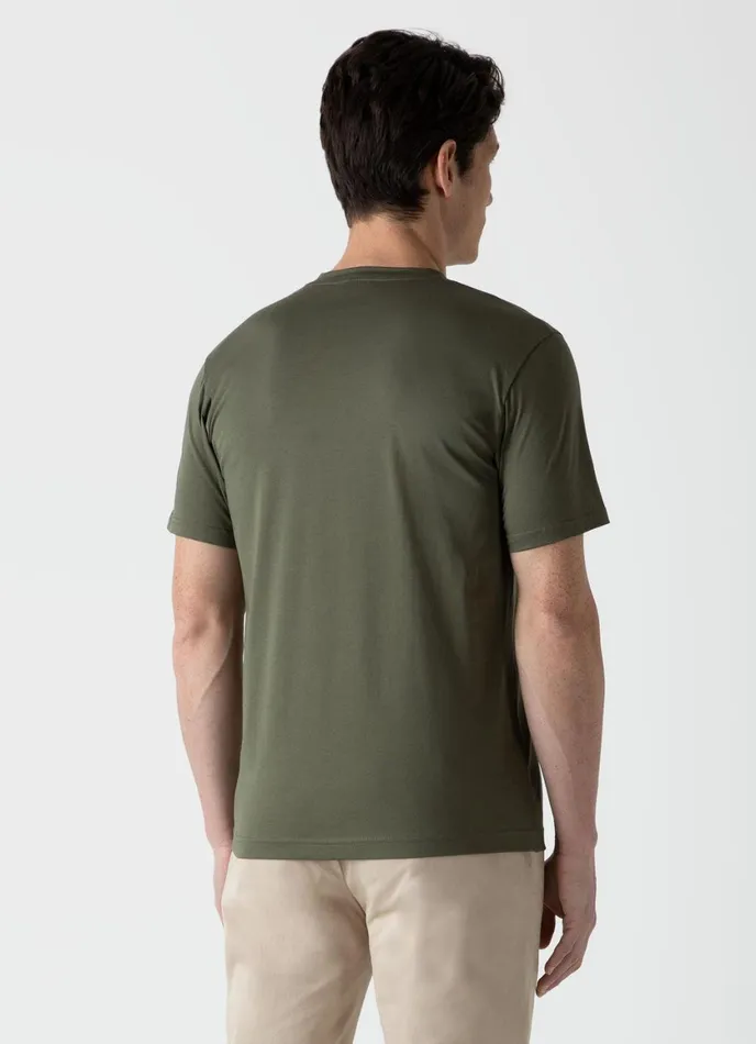 Riviera Midweight Tshirt Hunter Green Men SUNSPEL Tshirts