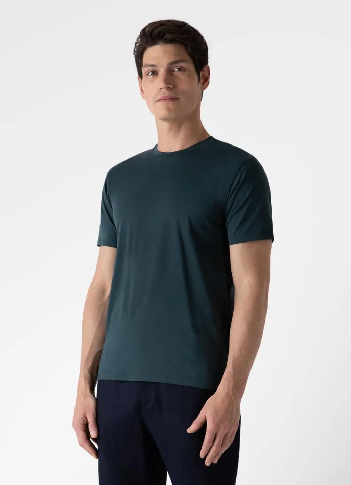Riviera Midweight Tshirt Peacock Men SUNSPEL Tshirts