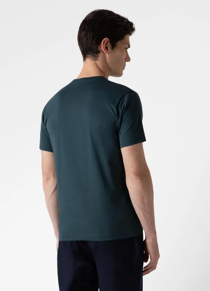 Riviera Midweight Tshirt Peacock Men SUNSPEL Tshirts