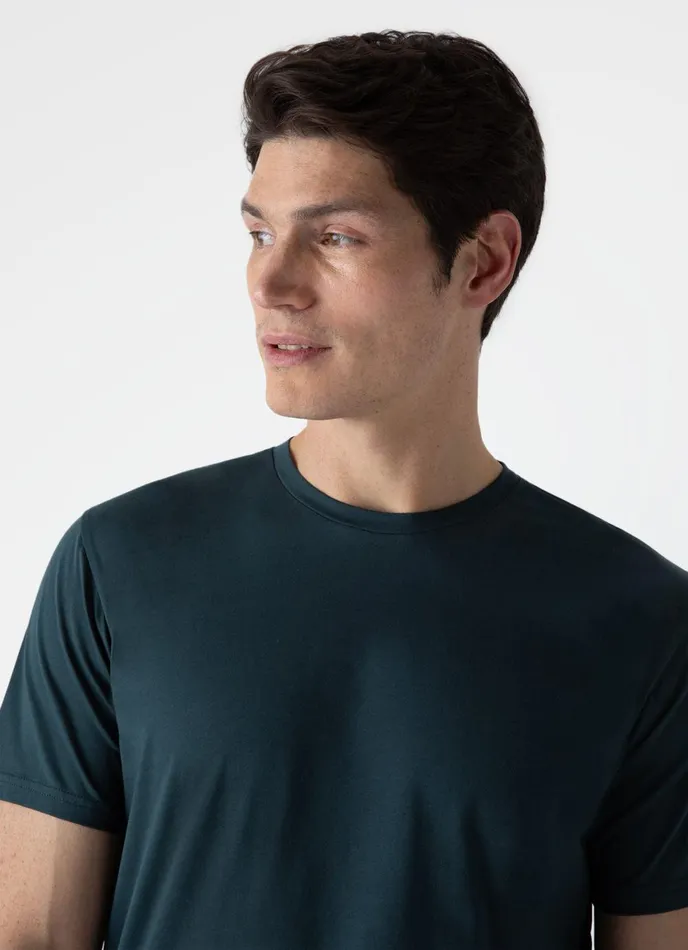 Riviera Midweight Tshirt Peacock Men SUNSPEL Tshirts