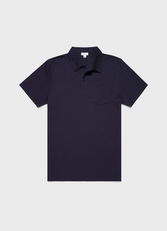 Riviera Polo Shirt Navy Men SUNSPEL Polo Shirts