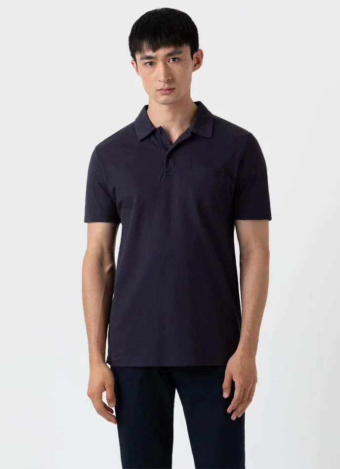 Riviera Polo Shirt Navy Men SUNSPEL Polo Shirts