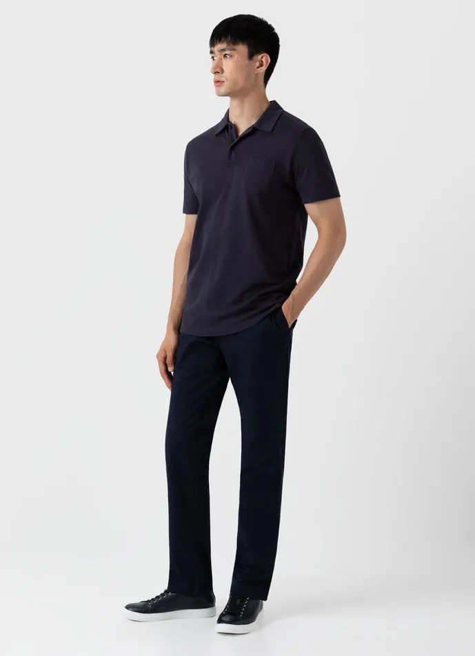 Riviera Polo Shirt Navy Men SUNSPEL Polo Shirts