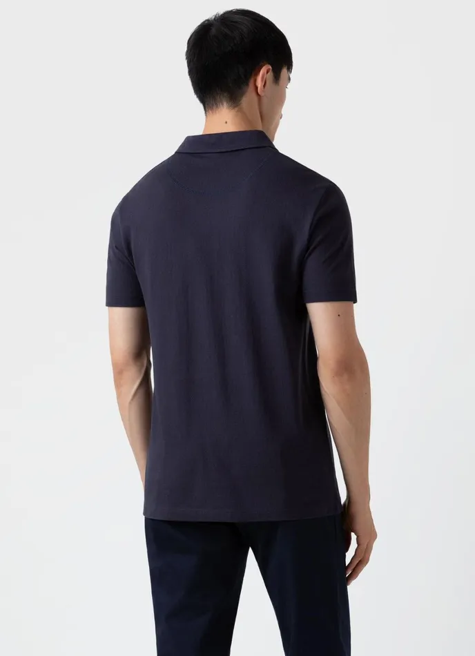 Riviera Polo Shirt Navy Men SUNSPEL Polo Shirts