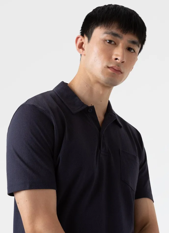 Riviera Polo Shirt Navy Men SUNSPEL Polo Shirts