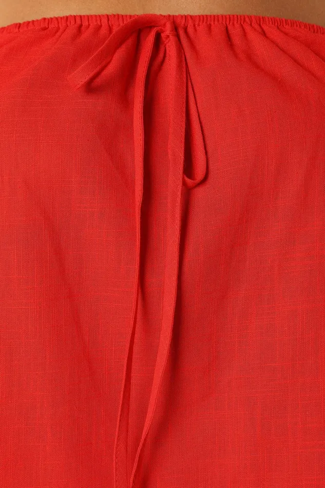 Robinson Short Set Red Women Matching Sets Petal and Pup