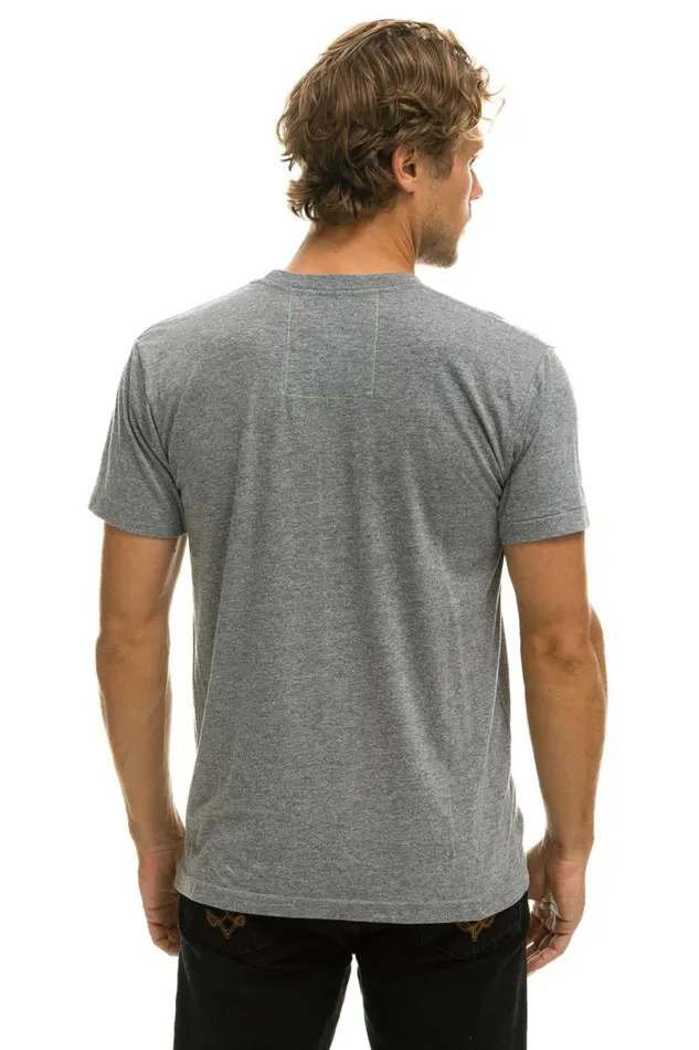 Rock And Roll Tee 8211 Heather Grey WomenMen Aviator Nation Tees