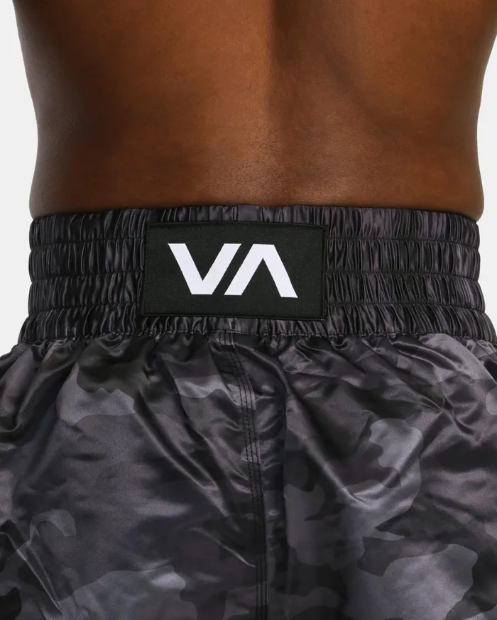 RVCA Athletic Shorts Muay Thai Mod Elastic Waist Boxing Shorts 15034 Camo 8211 Men RVCA Athletic Shorts Muay Thai Mod Elastic Waist Boxing Shorts 15034 Camo 8211 Men