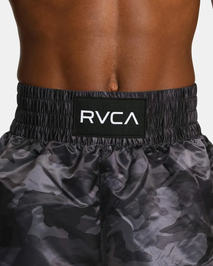RVCA Athletic Shorts Muay Thai Mod Elastic Waist Boxing Shorts 15034 Camo 8211 Men RVCA Athletic Shorts Muay Thai Mod Elastic Waist Boxing Shorts 15034 Camo 8211 Men