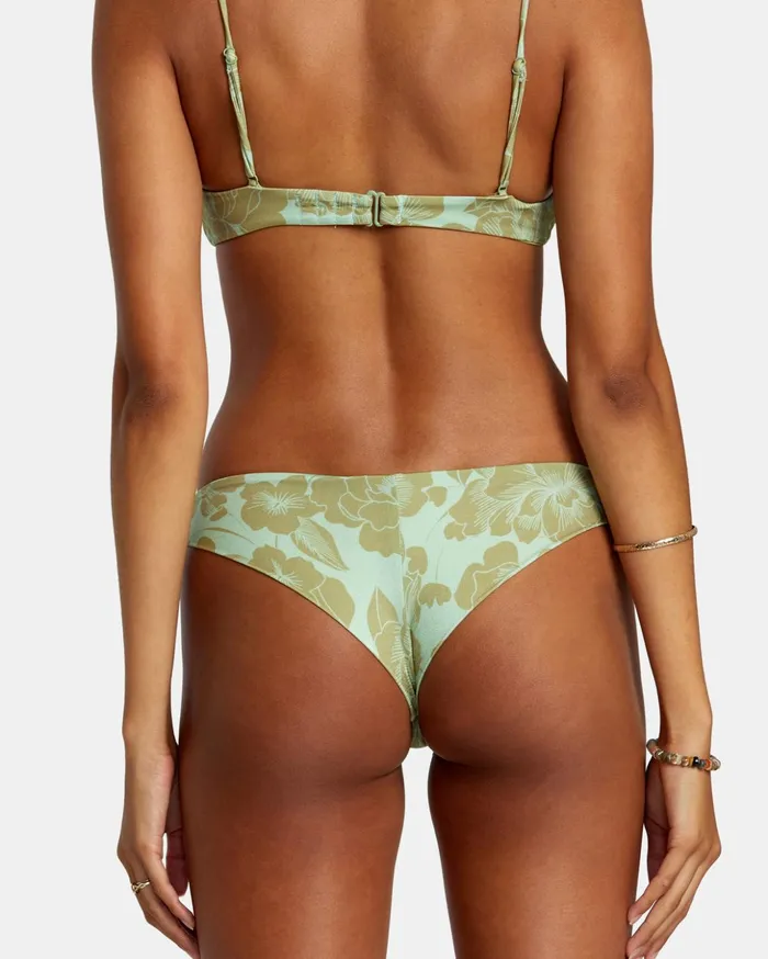 RVCA Bikini Bottoms Fine Lines Shimmer Cheeky Bikini Bottoms Seafoam 8211 Women RVCA Bikini Bottoms Fine Lines Shimmer Cheeky Bikini Bottoms Seafoam 8211 Women