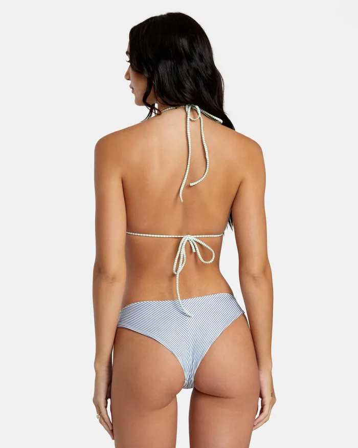 RVCA Bikini Bottoms Tri Stripe Reversible Cheeky Bikini Bottoms Multi 8211 Women