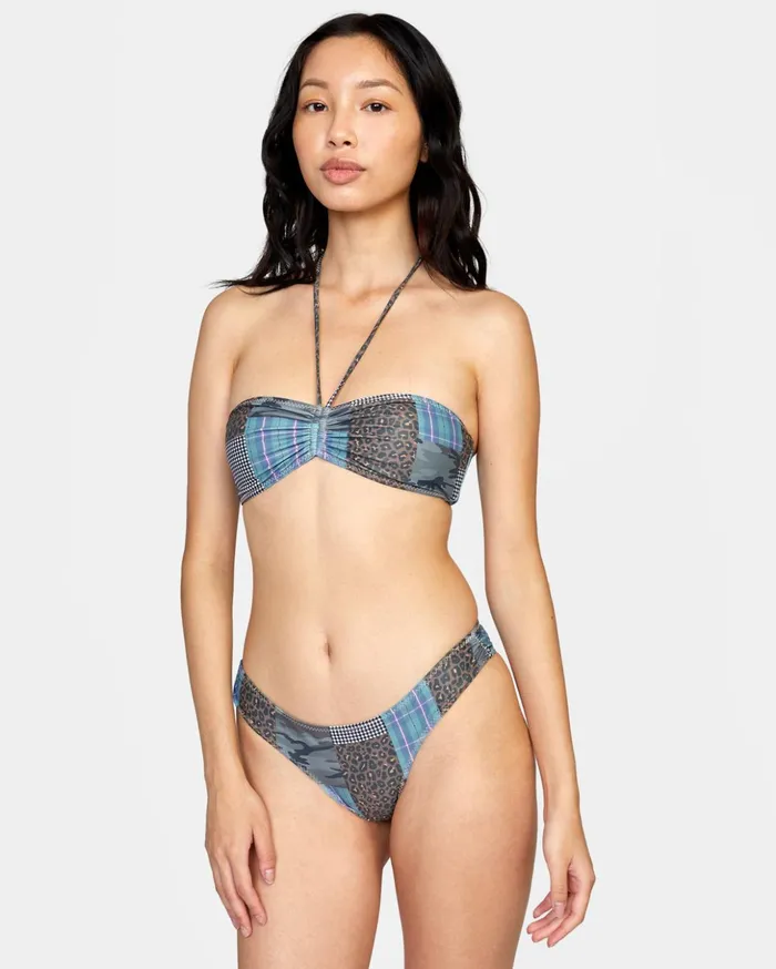 RVCA Bikini Tops Steffani Stella Bandeau Bikini Top Multi 8211 Women