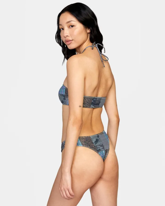 RVCA Bikini Tops Steffani Stella Bandeau Bikini Top Multi 8211 Women