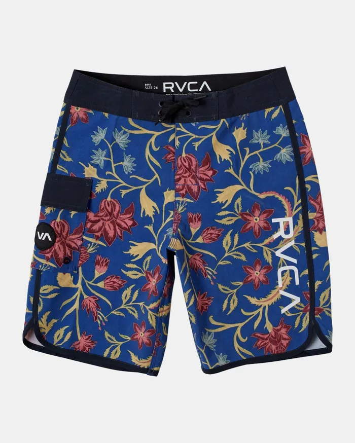 RVCA Boardshorts Boy039s Eastern Boardshorts 17034 Blue 8211 Boys