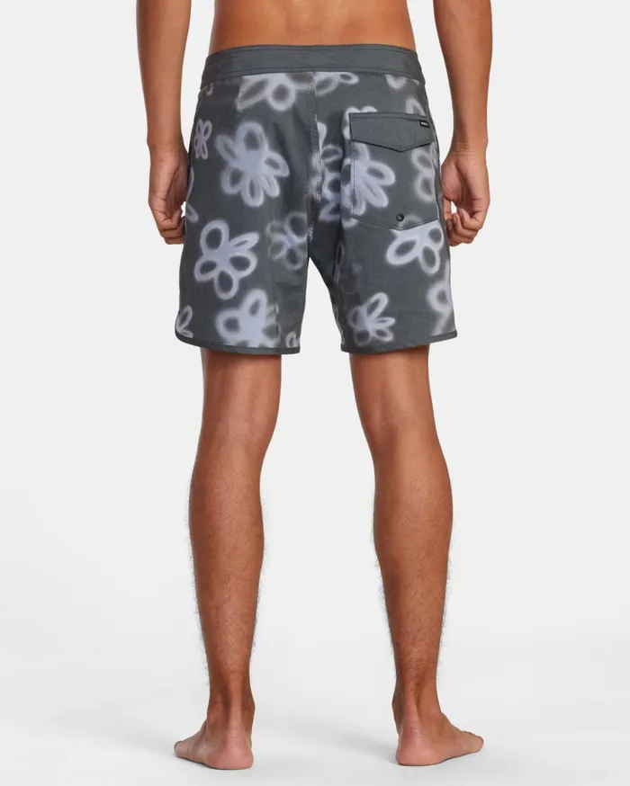 RVCA Boardshorts Freeport Boardshorts 16034 Black Daisy 8211 Men