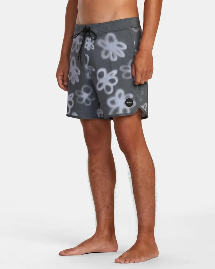 RVCA Boardshorts Freeport Boardshorts 16034 Black Daisy 8211 Men