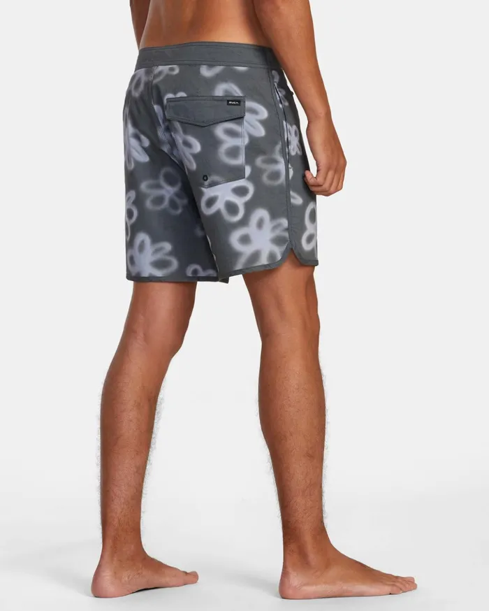 RVCA Boardshorts Freeport Boardshorts 16034 Black Daisy 8211 Men