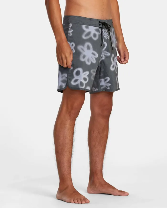 RVCA Boardshorts Freeport Boardshorts 16034 Black Daisy 8211 Men