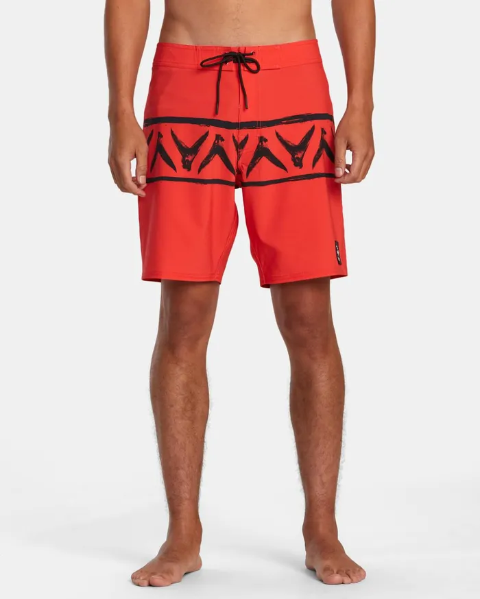 RVCA Boardshorts Hawaii Legend And Mana Boardshorts 18034 Red 8211 Men