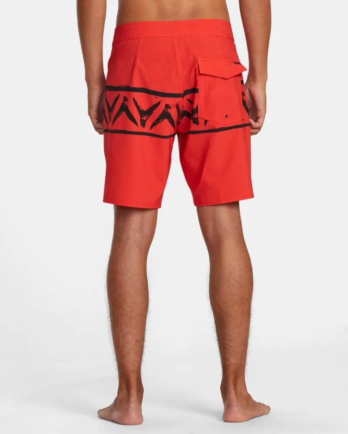 RVCA Boardshorts Hawaii Legend And Mana Boardshorts 18034 Red 8211 Men