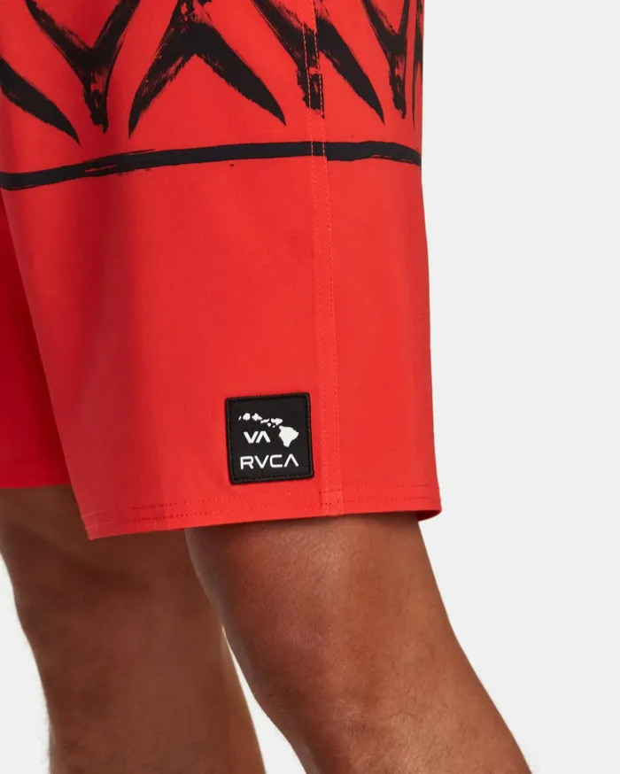 RVCA Boardshorts Hawaii Legend And Mana Boardshorts 18034 Red 8211 Men