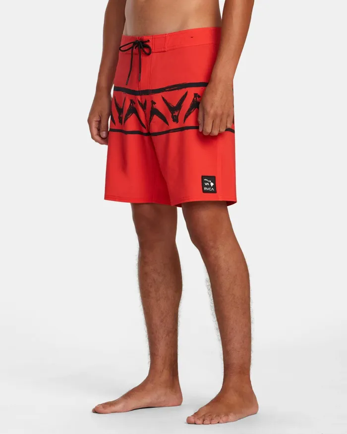 RVCA Boardshorts Hawaii Legend And Mana Boardshorts 18034 Red 8211 Men