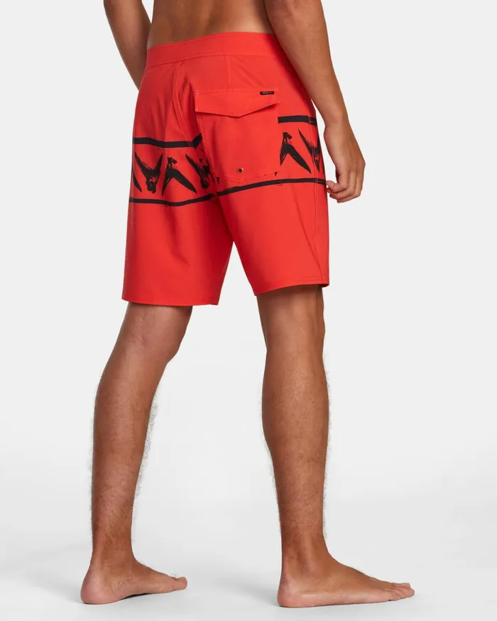 RVCA Boardshorts Hawaii Legend And Mana Boardshorts 18034 Red 8211 Men