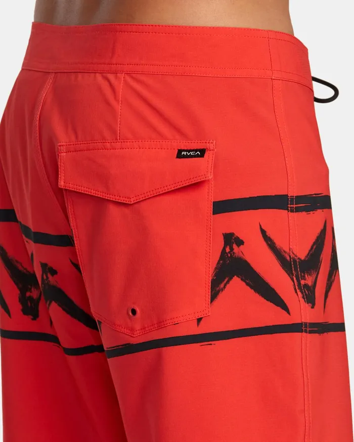 RVCA Boardshorts Hawaii Legend And Mana Boardshorts 18034 Red 8211 Men