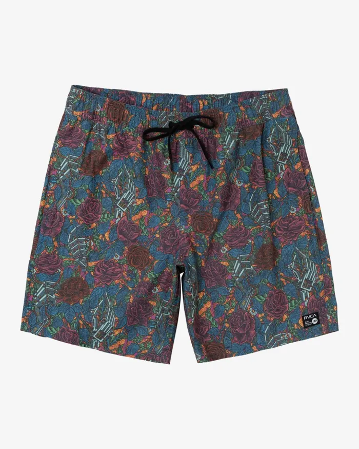 RVCA Boardshorts Martin Ander Elastic Waist Boardshorts 17034 Multi 8211 Men