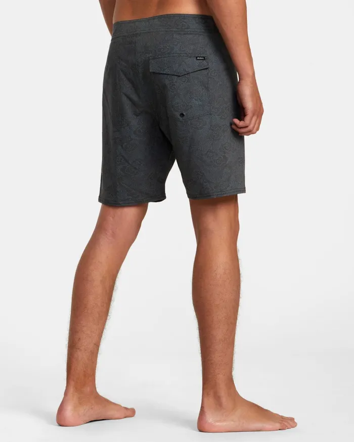 RVCA Boardshorts Neon Dragon Elastic Boardshorts 18034 Black 8211 Men