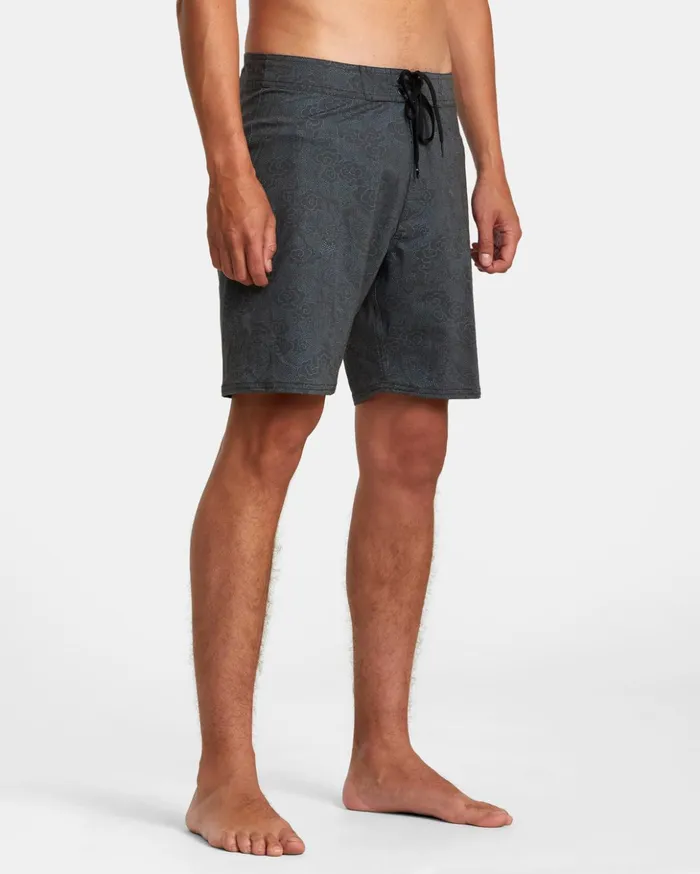 RVCA Boardshorts Neon Dragon Elastic Boardshorts 18034 Black 8211 Men