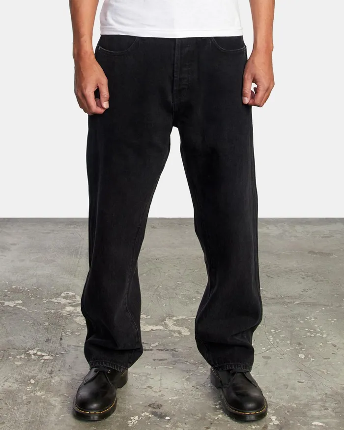 RVCA Denim Reynolds Americana Denim Jeans Black Rinse 8211 Men