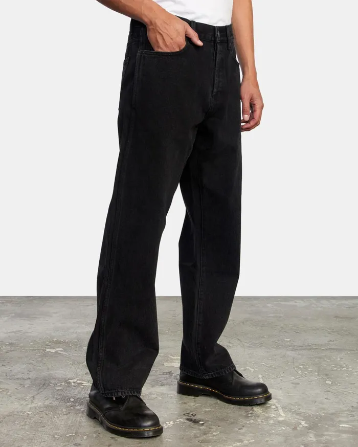 RVCA Denim Reynolds Americana Denim Jeans Black Rinse 8211 Men
