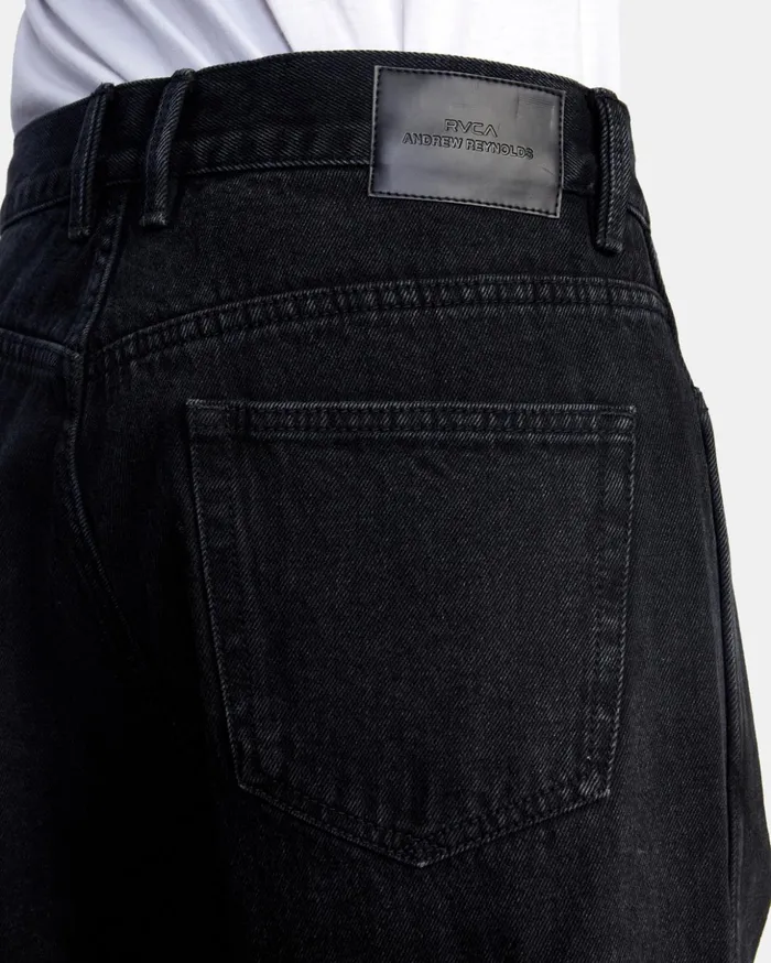 RVCA Denim Reynolds Americana Denim Jeans Black Rinse 8211 Men