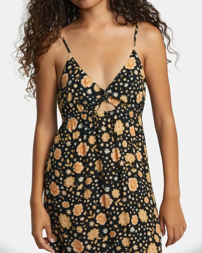 RVCA Dresses Rompers Breakthrough Midi Dress Rvca Black 8211 Women