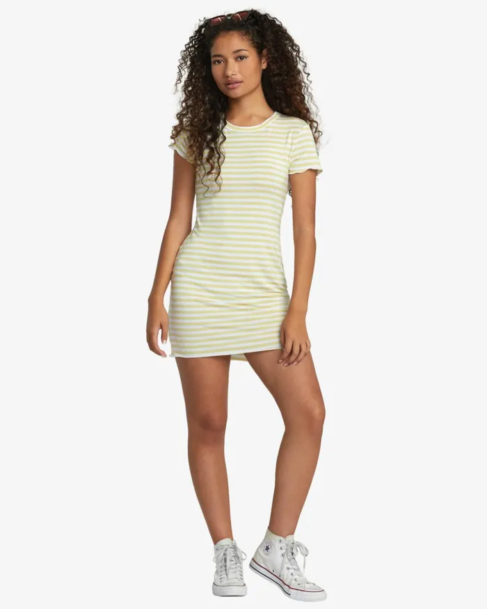 RVCA Dresses Rompers Rover TShirt Dress Golden 8211 Women