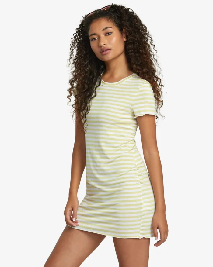 RVCA Dresses Rompers Rover TShirt Dress Golden 8211 Women