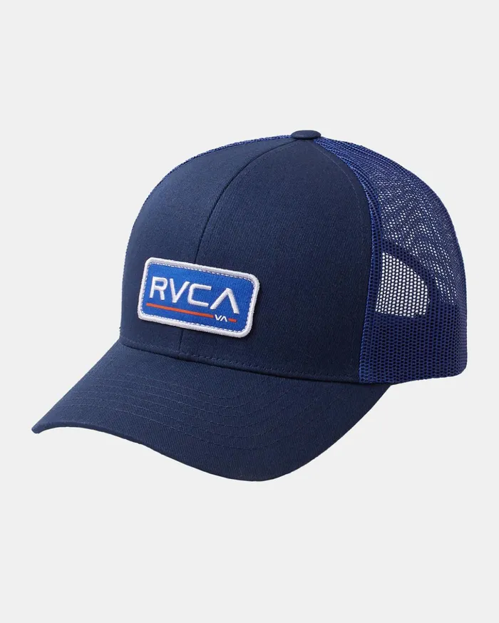 RVCA Hats Beanies Boy039s Ticket Trucker Hat III Navy Moss 8211 Boys