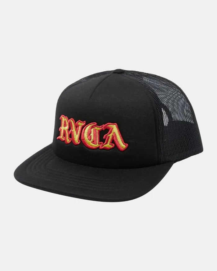 RVCA Hats Beanies Del Toro Trucker Hat Black 8211 Men