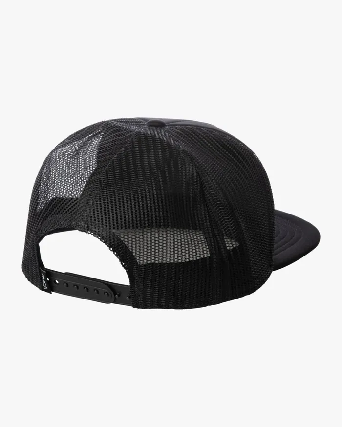 RVCA Hats Beanies Islands Balance Box Trucker Hat Black 8211 Men