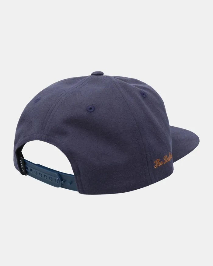RVCA Hats Beanies Letterman Snapback Hat Navy 8211 Men