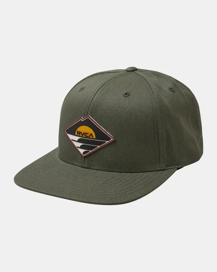 RVCA Hats Beanies Sunswell Snapback Hat Olive 8211 Men
