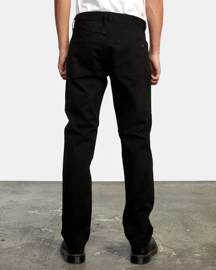 RVCA Pants Daggers Twill Slim Fit Pants Black 8211 Men