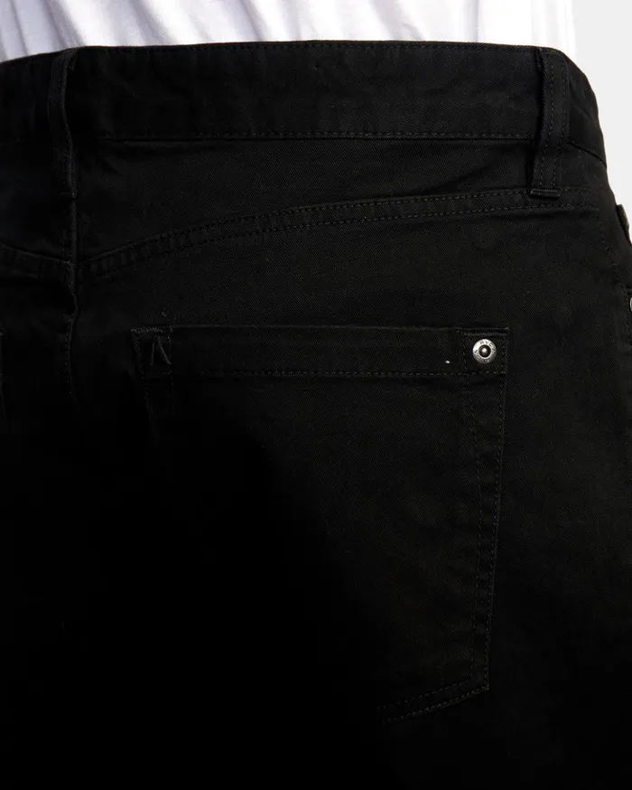 RVCA Pants Daggers Twill Slim Fit Pants Black 8211 Men