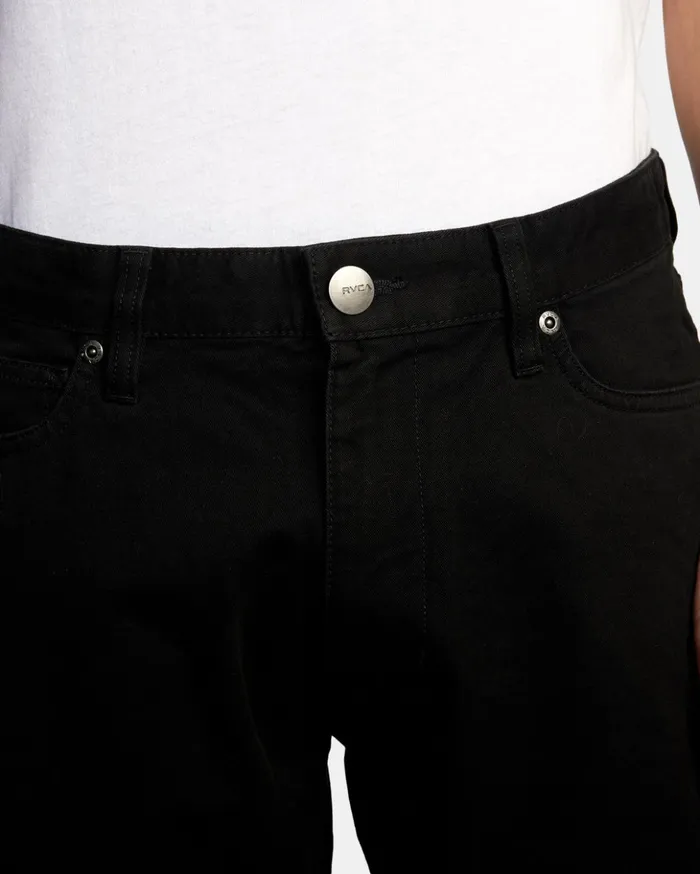 RVCA Pants Daggers Twill Slim Fit Pants Black 8211 Men