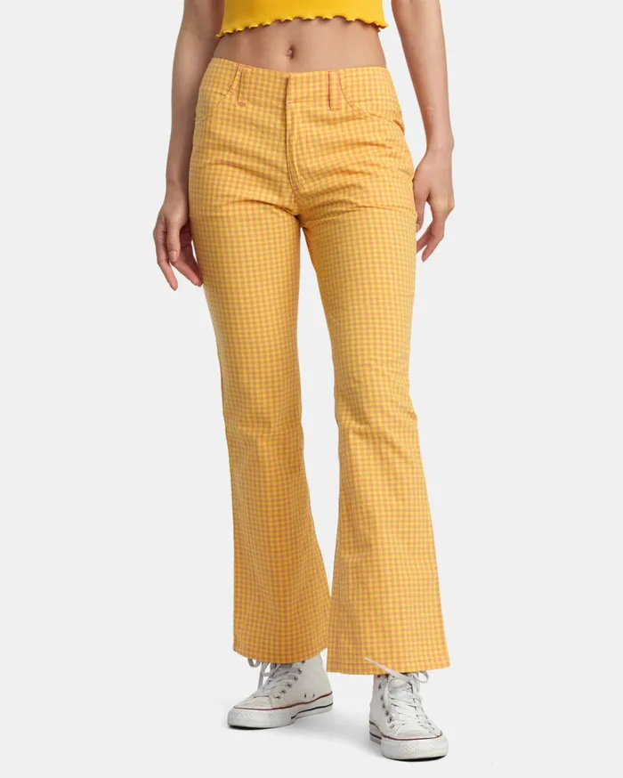 RVCA Pants Kennedy Cropped Pants Lilikoi 8211 Women