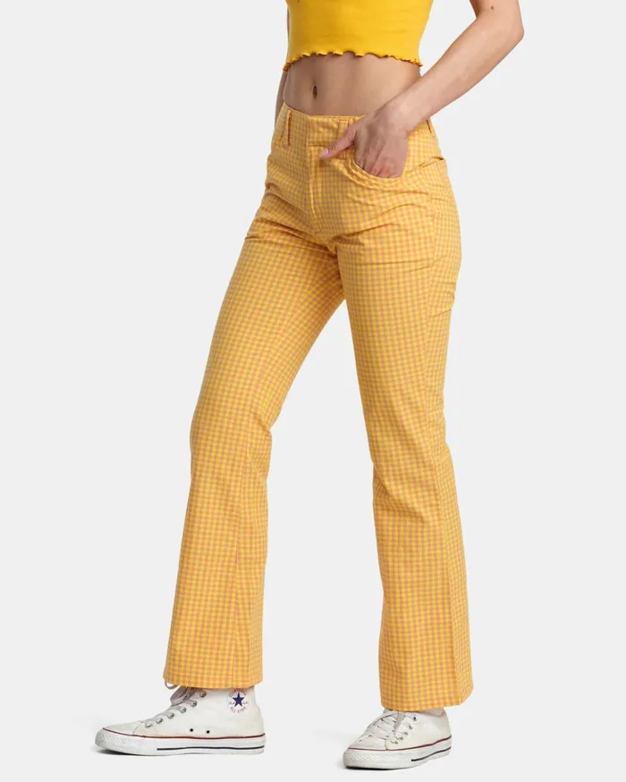 RVCA Pants Kennedy Cropped Pants Lilikoi 8211 Women