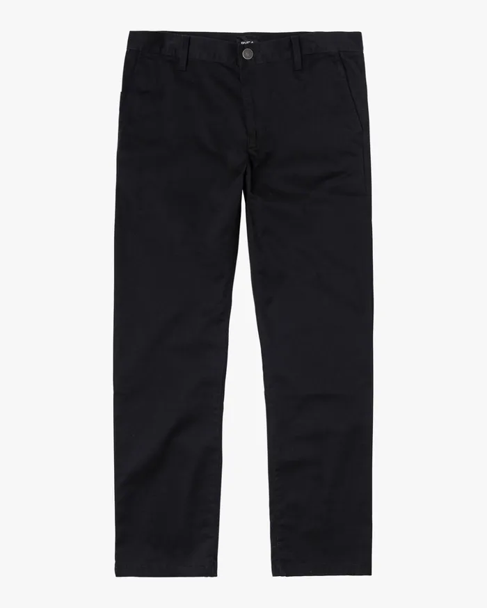 RVCA Pants Weekend Stretch Chino Pants Black 8211 Men